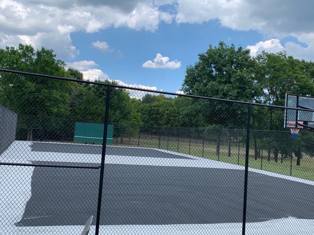 New border color applied around the court perimeter